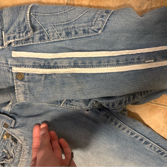 True Religion Light Blue Denim Jeans - Picture 3 of 4